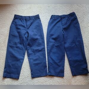 Authentic Galaxy Uniform Pants, Navy, Boys Size 6, Lot of 2